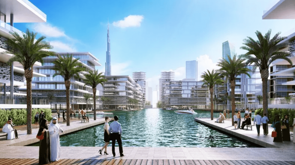 Azizi venice canal boardwalk