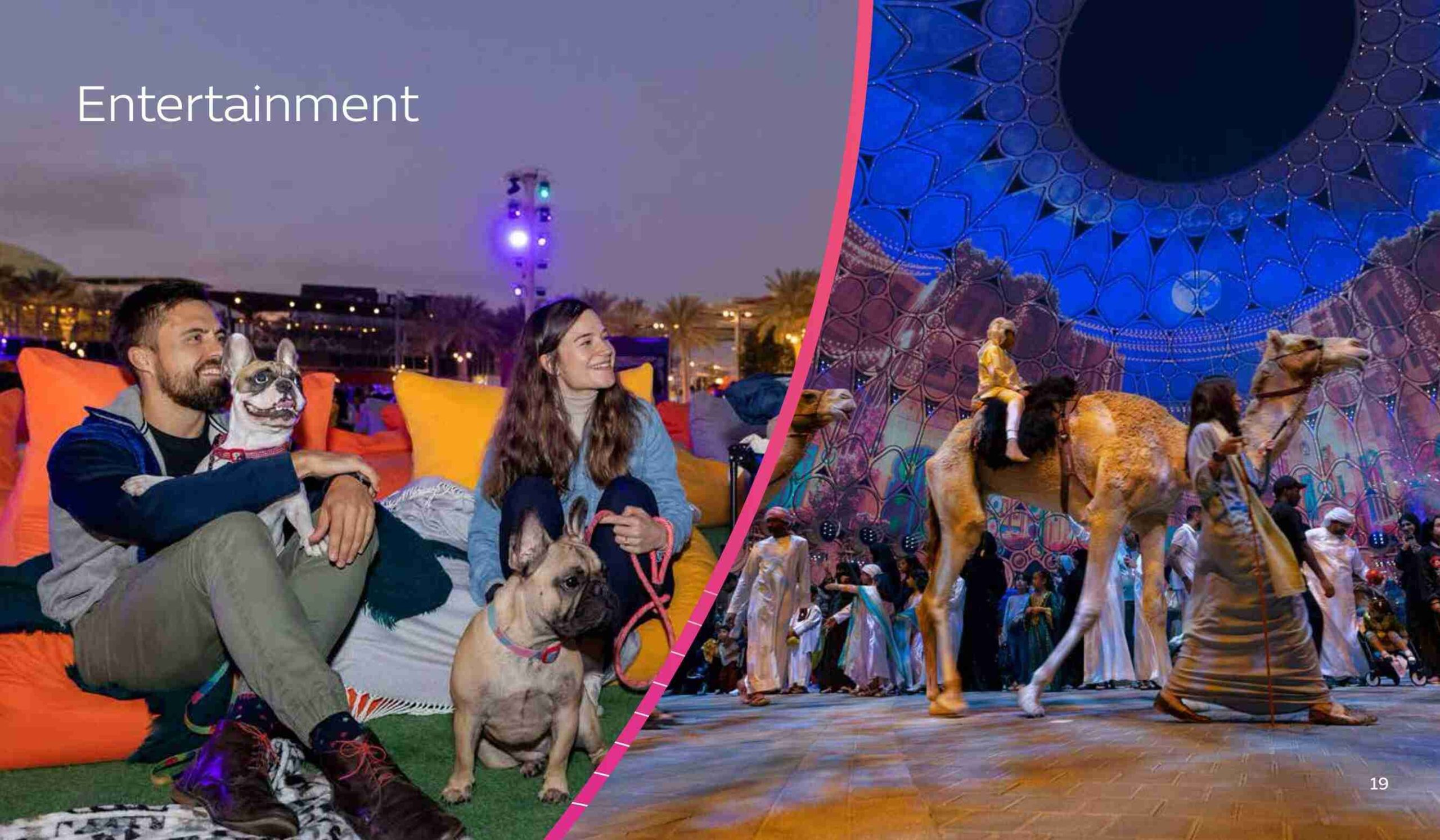 Entertainment venues at Dubai Expo City