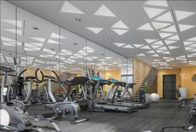 Gym at V Tower in Dubailand