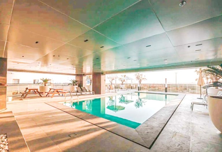 Swimming Pool at V Tower in Dubailand Residence Complex-2