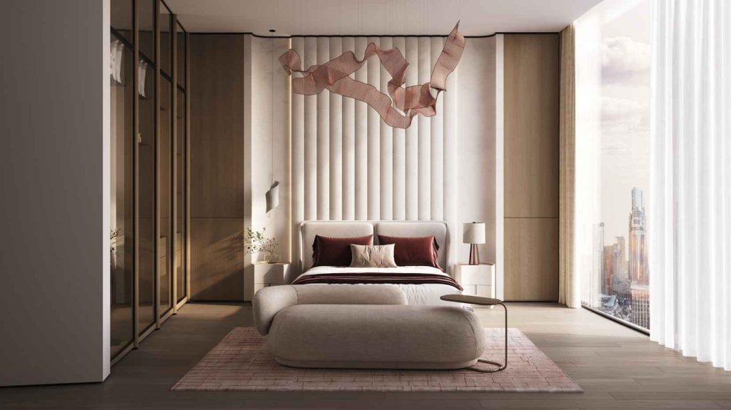 cozy bedroom at Binghatti Flare JVT Dubai_1_11zon