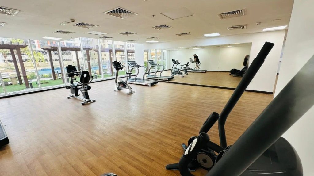 2 Bedroom Apartment for Sale in Sherena Residence Majan Dubai 590 fully equipped gym at Sherena Residence Majan Dubailand