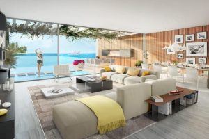 Living room at Germany Villas at the Heart of Europe Dubai